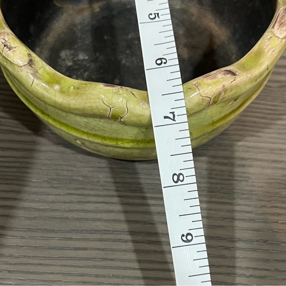 Glazed Round Decorative Accent Bowl [container] - Picture 5 of 7